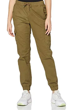 Urban classics Femme De Jogging Cargo Taille Haute Pour Pantalons, , 4XL Grande Taille EU