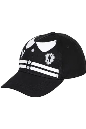 KARACTERMANIA Wednesday Varsity-Casquette Enfant, Noir