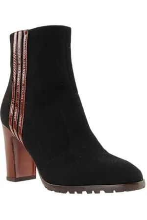 Chie Mihara Femme Ella37 Bottes Tendance, Noir/Marron, 37 EU