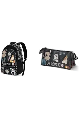 Demon Taisho Sac à dos Fight + Trousse à Crayons Triple FAN 2.0