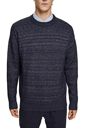 ESPRIT 112ee2i305 Sweater, 400/bleu Marine, L Homme