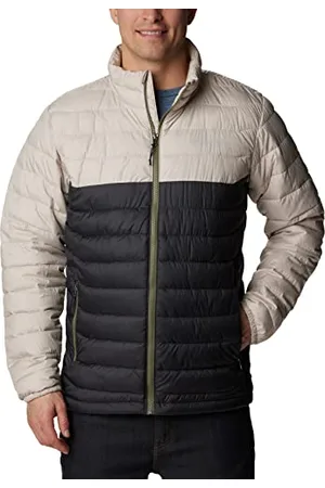 Columbia Powder Lite Jacket, Doudoune Homme, Dark Stone/Shark, Taille S