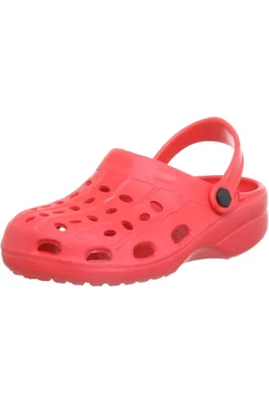 Playshoes Mixte Enfant Sabots en Eva Bottes de Pluie, Rouge, 20/21 EU