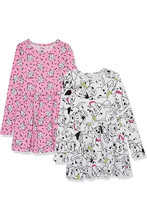 Amazon Disney | Marvel | Star Wars | Frozen | Princess Robes de Jeu à Manches Longues, en Maille (Anciennement Spotted Zebra) Fille, Lot de 2, , 8 Ans
