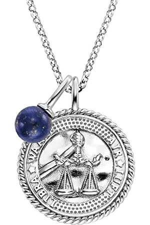 Engelsrufer Collier pour femme en argent 925 avec pierre de couleur 32020117, Länge 42 + 4 + 4 cm, Argent sterling, Lapis lazuli