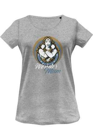 DC Comics Originals WOWOWOOTS118 T-Shirt, Gris CHINÉ, XL Femme