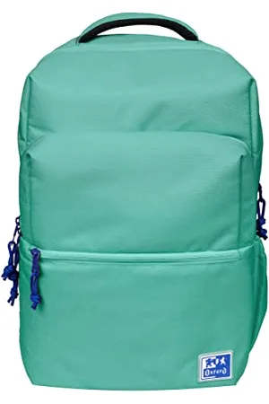 Oxford B-Ready, Sac à dos scolaire unisexe, 18 L, 42 m, poche rembourrée pour ordinateur portable, polyester recyclé RPET, couleur Ice Mint, , 42x30x15cm, Décontracté