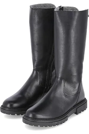 Richter Kinderschuhe Klara Botte mi-Mollet, Black, 37 EU