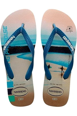 Havaianas Tongs confortables Hype Sandblue pour homme, Bleu Sable Confortable, 39/40 EU
