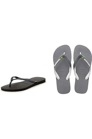 Havaianas Slim Femme, Noir, 37/38 Brasil Mix Unisex Tongs, Gris/ / , 39/40 EU
