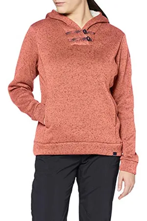 Lafuma Cloudy Jumper W - Sweat Polaire à Capuche pour Femme - Randonnée, Trekking, Lifestyle - Rose