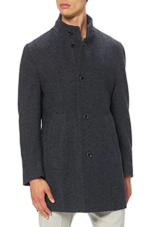Bugatti Mantel Manteau de Laine, , 58 Homme