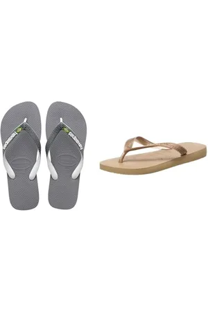 Havaianas Brasil Mix Unisex Tongs, Gris/ / , 39/40 EU Femme Tongs, Rose Or, 39/40 EU