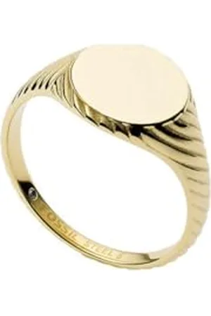 Fossil Bague pour femme, acier inoxydable Signet
