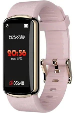 7 for all Mankind S. p. a. A. Smartwatch Montre Homme Femme Garçon - Montre Fitness Étanche IP68, Podomètre, Moniteur Sommeil, Notifications Appels et Appels, Appareil GPS, , Taglia Unica, Polyester