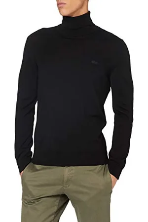 Col roulé outlet lacoste blanc homme