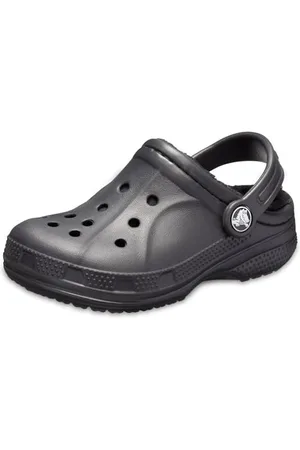 Crocs Unisexe Enfant Ralen Lined Clog K Sabots, Black/Black, 24/26 EU