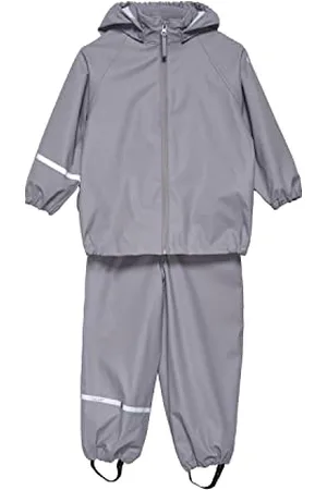 CeLaVi Basic Rainwear Set-Recycle PU Rain Jacket, , 100 Mixte Enfant