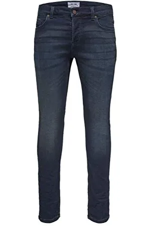 Only & Sons Onsloom Dark Blue Jog PK 3631 Noos Jean Coupe Skinny, , 32W / 36L Hommes