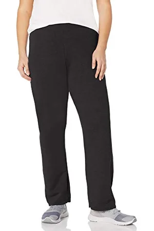 Just My Size Pantalon de survêtement en Polaire pour Femme, ébène, 1X