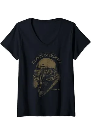 Black Sabbath Tournée officielle de aux États-Unis en 1978 T-Shirt avec Col en V