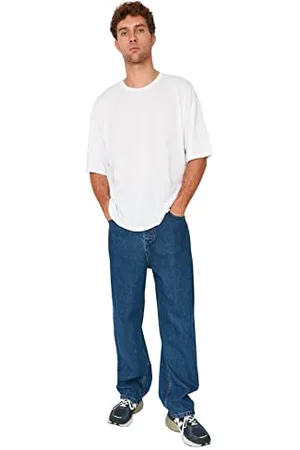 Trendyol Jean Taille Haute à Jambe Large, , 31 W Homme