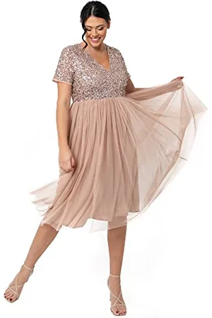 Maya Deluxe Maya Berry Embellished Halter Neck Maxi Dress Robe de Demoiselle d