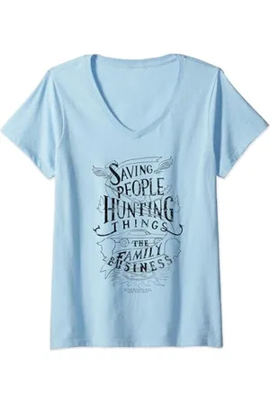 Supernatural Family Business T-Shirt avec Col en V