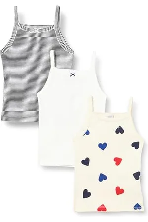 Petit Bateau Chemises à Bretelles Fille, , 5 ans