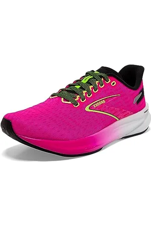 Brooks Femme Hyperion Sneaker, Pink Glo/Green/Black, 38.5 EU