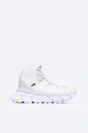 Hoka One One ONE ONE TENNINE Hike GTX, Chaussures de randonnée Unisexe-Adultes, White/Nimbus Cloud, 46 EU