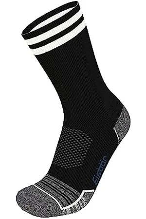Eisbär 17638#2201F39 LIGHT TREKKING CREW DX+SX Socks Unisex BLACK Taille 39-42