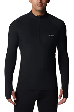 Columbia Couche de Base à Manches Longues Demi-zippé pour Homme, Midweight Stretch