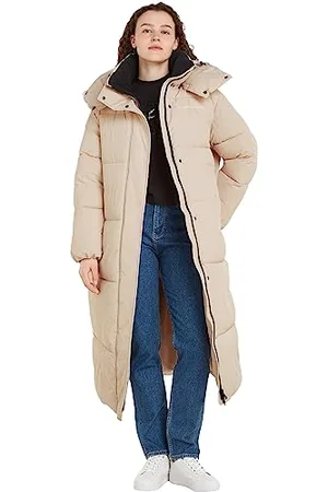 Calvin Klein Jeans Non Down Oversized Long Puffer J20J221888 Manteaux rembourrés, , S Femme