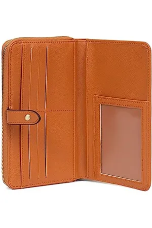 Hexagona Compagnon de Voyage 1 volet - Compatible Cartes de crédit, CNI, permis de Conduire, Passeport, Carte Grise et chéquier - pour Femme - Collection Dahlia