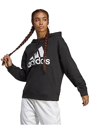 adidas Femme Essentials Big Logo Oversized French Terry Hoodie, , M