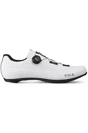 Fizik Tempo Overcurve R4 Chaussures de Cyclisme Unisexe pour Adulte, Blanc/Noir, Taille 36