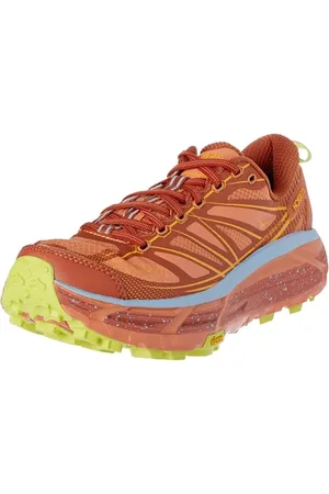 Hoka One One Mafate Speed 2, Chaussures de randonnée Unisexe-Adultes, Baked Clay/Radiant Yellow, 40 EU