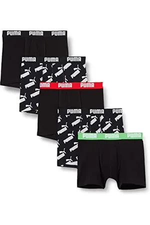 PUMA Boxer sous-vêtement, , 146-152 (Lot de 5) Mixte Enfant