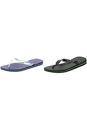Havaianas Brasil Logo Mixte, (Marine Blue), 43/44 Brasil Mixte, Noir, 43/44