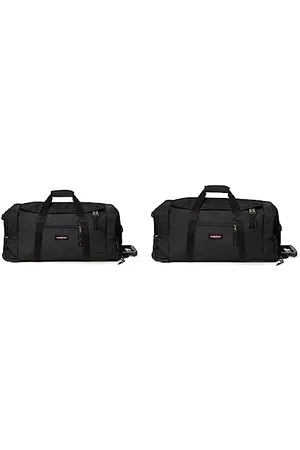 Eastpak Leatherface M + Sac de Voyage, 69 cm, 69 L, (Black) & Leatherface L + Sac de Voyage, 86 cm, 104 L, (Black)