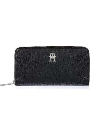 Tommy Hilfiger Portefeuille Femme Emblem Large avec Fermeture Éclair, , Taille Unique