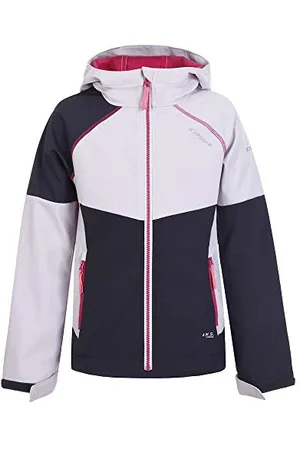 Icepeak KIMBALL JR Veste soft Shell Fille Grey FR : S (Taille Fabricant : 128)