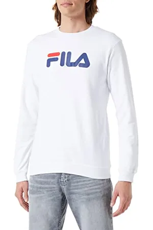 Fila Barbian Crew Maillot de survêtement, Blanc éclatant, M Mixte