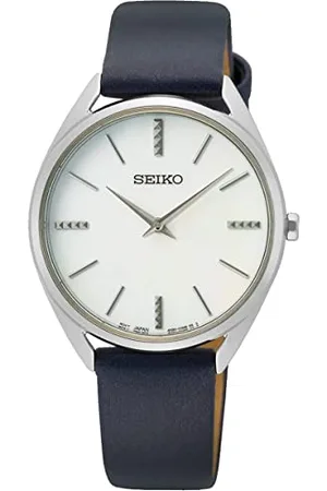 Seiko Femmes Analogique Quartz Montre avec Bracelet en Cuir SWR079P1