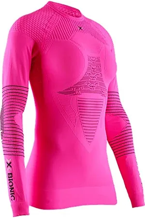 X Bionic Energizer 4.0 Round Neck Long Sleeves Women Sport Maillot de Compression Femme, , FR : L (Taille Fabricant : L)