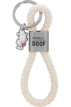 Sheepworld Porte-clés Loop Motif « Ohne dich ist alles doof » | Pendentif composé d