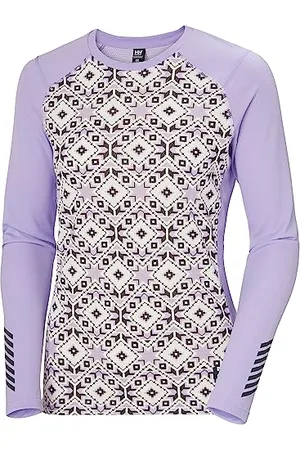 Helly Hansen Aux femmes W Lifa Active Graphic Crew S Bleu violet