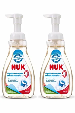 NUK Liquide Vaisselle pour Biberons et Accessoires , 380 ml , 2 flacons