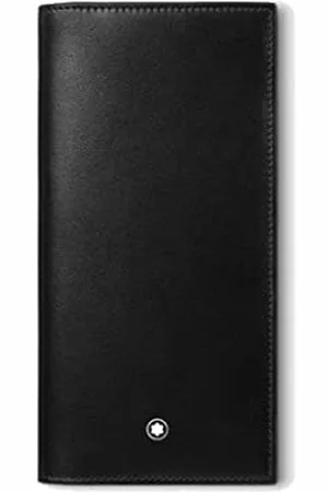 Montblanc Meisterstück Long Wallet 15cc BK Mixte, Black, Taille Standard